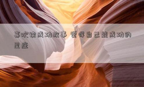喜欢读成功故事 觉得自己能成功的星座